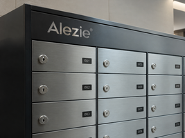 Alezie Mail Safe Box — Individual Metal Mailbox with Lock
